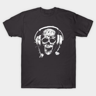 Skull Headphones T-Shirt